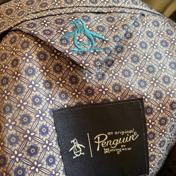 Original Penguin Gray Wool Blend Two Button Blazer, Size 40R - Picture 3 of 6